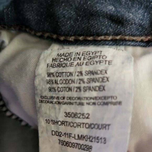 Lee Slender Secret Lower On The Waist Bootcut Jeans Womens 10 Short studded - Picture 9 of 9